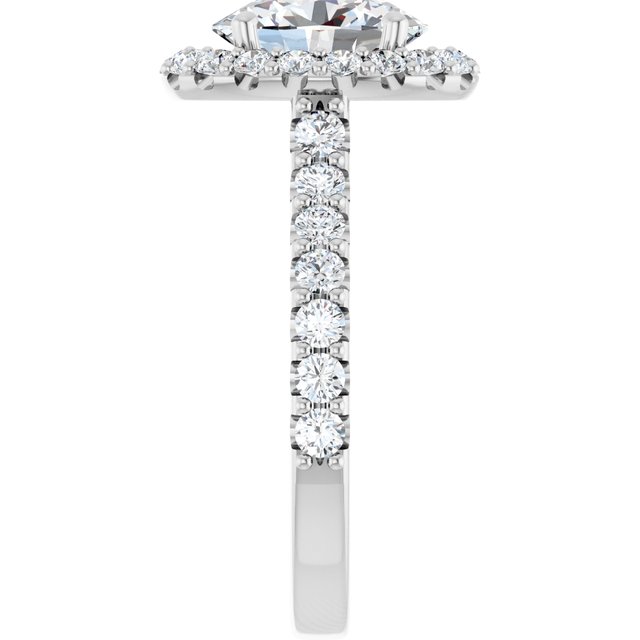 Halo-Style Engagement Ring