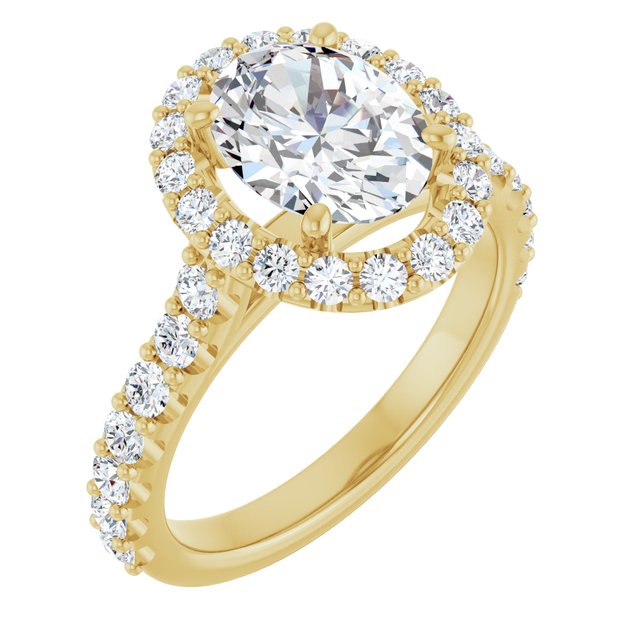 Halo-Style Engagement Ring