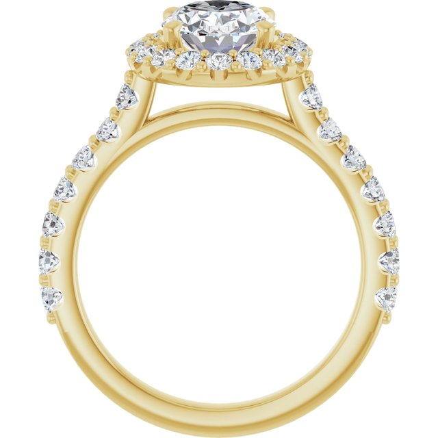 Halo-Style Engagement Ring