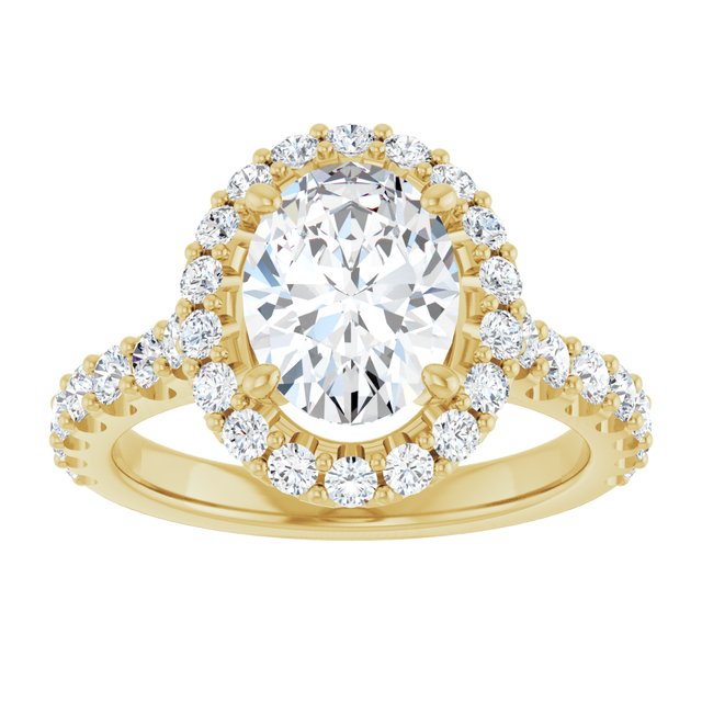 Halo-Style Engagement Ring