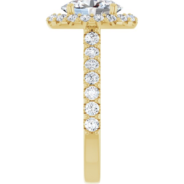 Halo-Style Engagement Ring