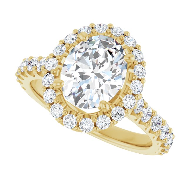 Halo-Style Engagement Ring
