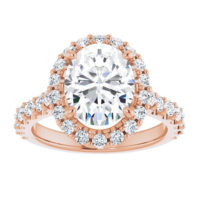 Halo-Style Engagement Ring