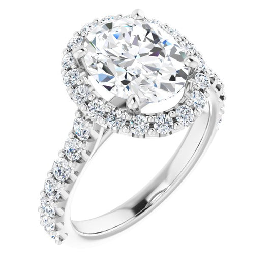 Halo-Style Engagement Ring