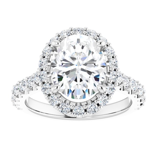 Halo-Style Engagement Ring