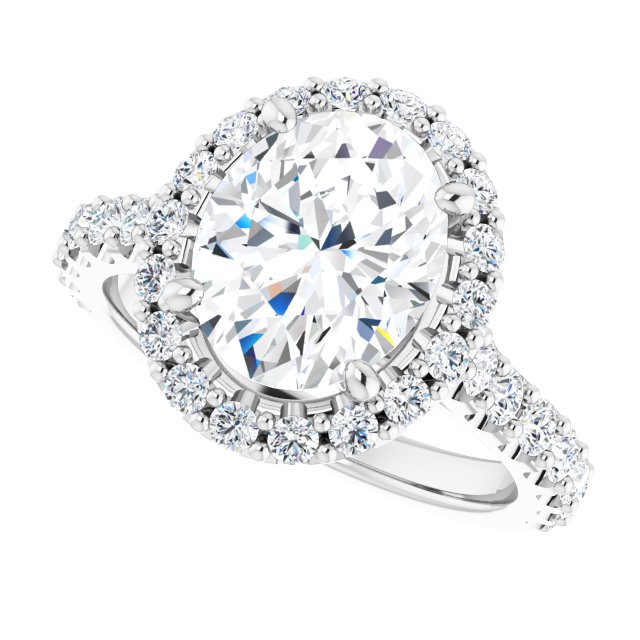 Halo-Style Engagement Ring