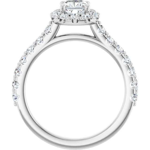 Halo-Style Engagement Ring