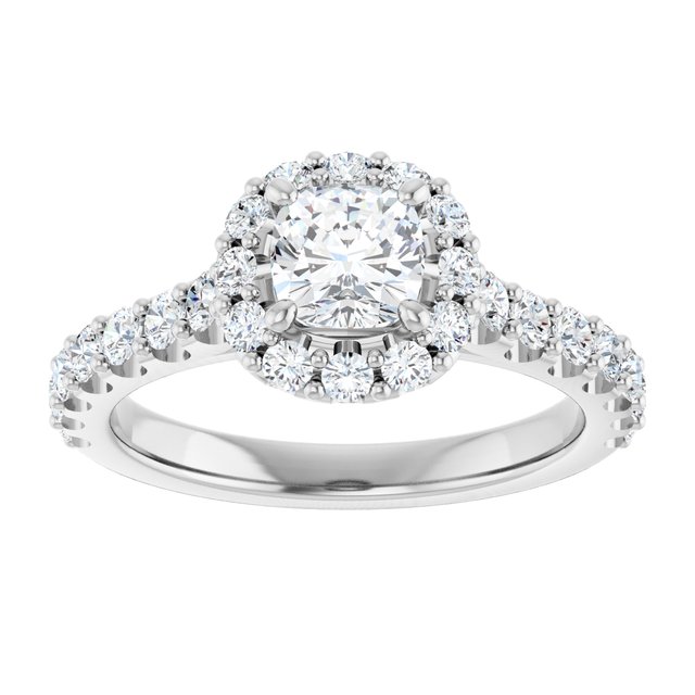 Halo-Style Engagement Ring