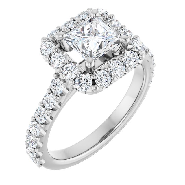 Halo-Style Engagement Ring
