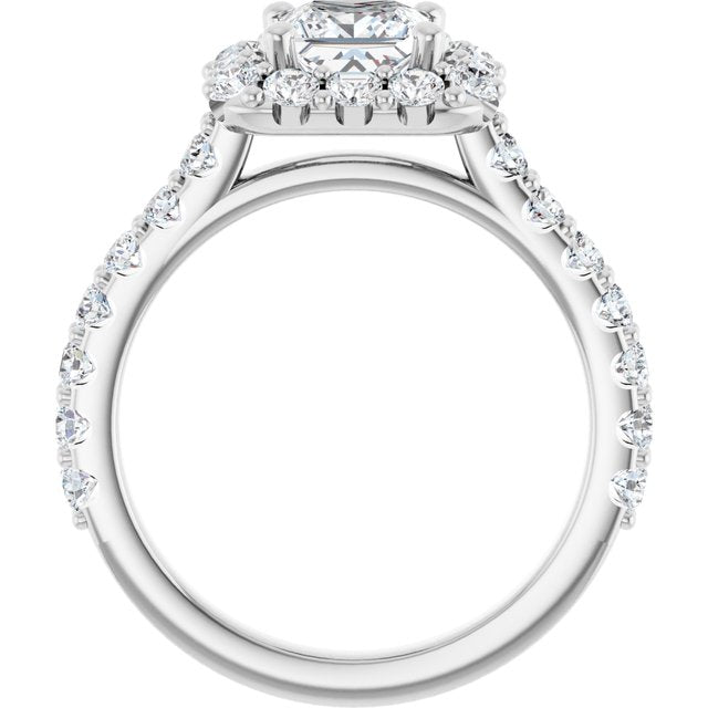 Halo-Style Engagement Ring