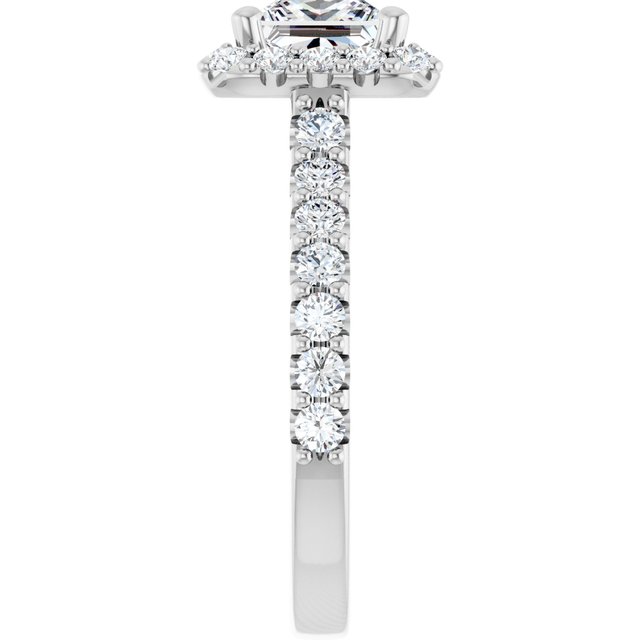 Halo-Style Engagement Ring