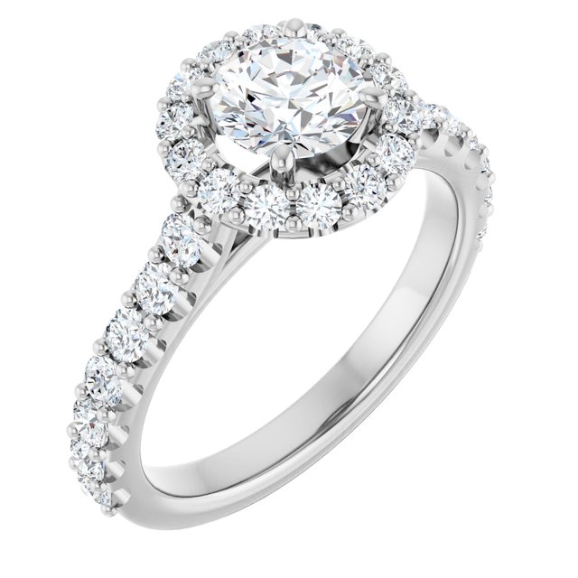 Halo-Style Engagement Ring