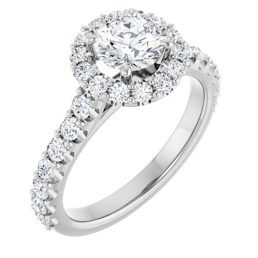 Halo-Style Engagement Ring