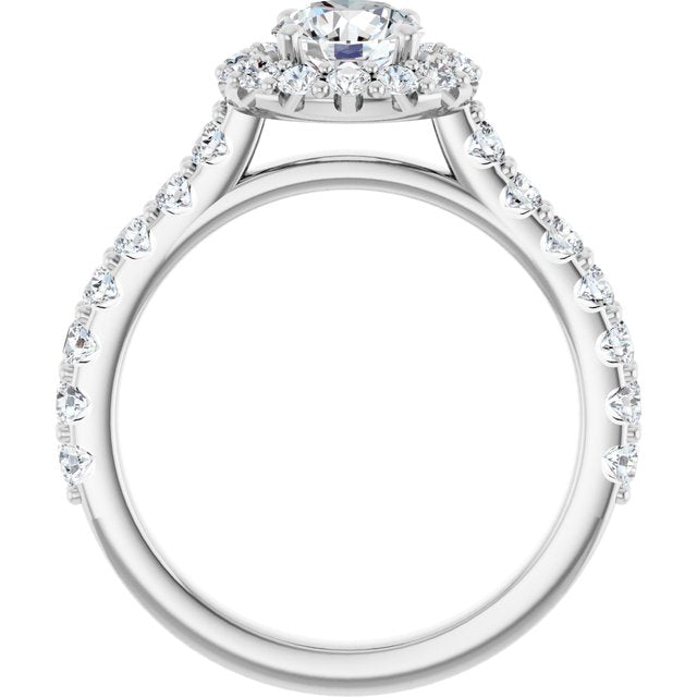 Halo-Style Engagement Ring
