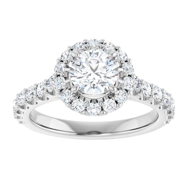 Halo-Style Engagement Ring
