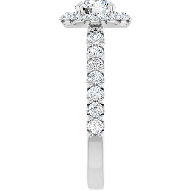 Halo-Style Engagement Ring
