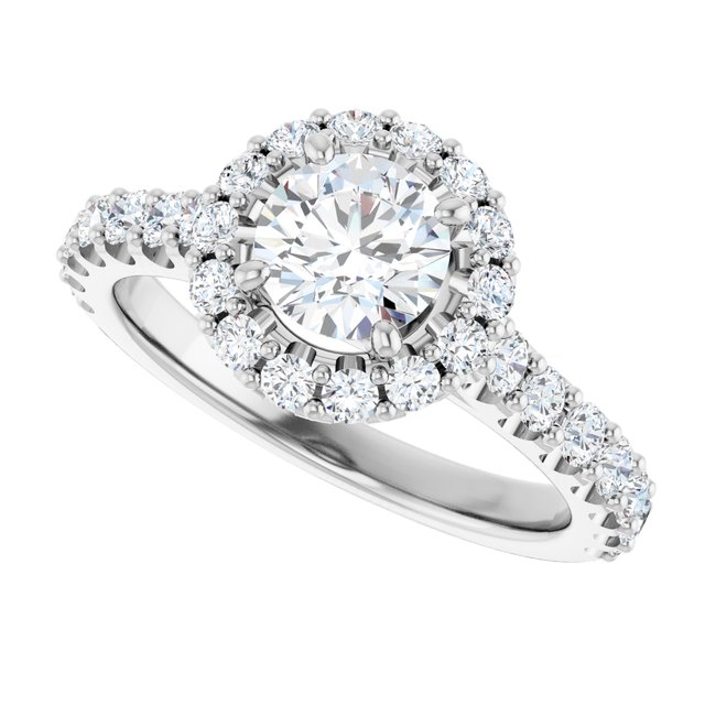 Halo-Style Engagement Ring