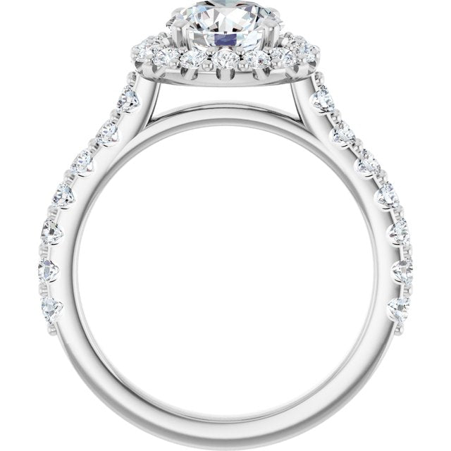 Halo-Style Engagement Ring