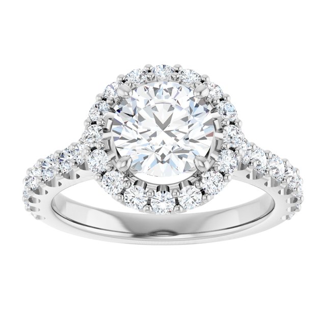 Halo-Style Engagement Ring