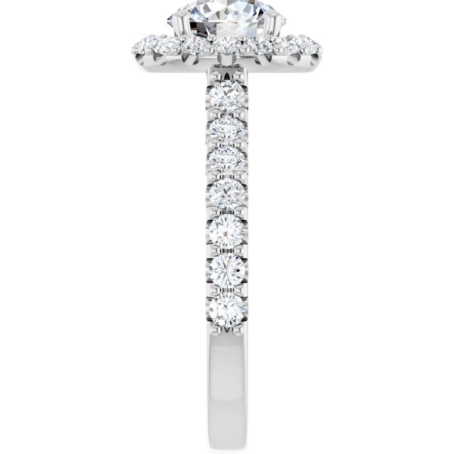 Halo-Style Engagement Ring