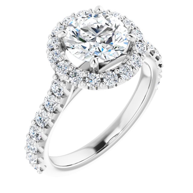 Halo-Style Engagement Ring