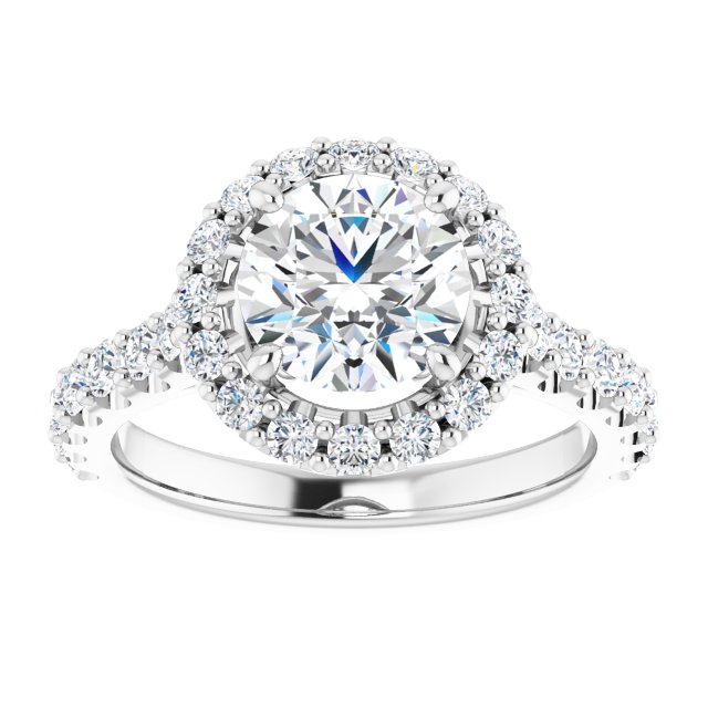 Halo-Style Engagement Ring