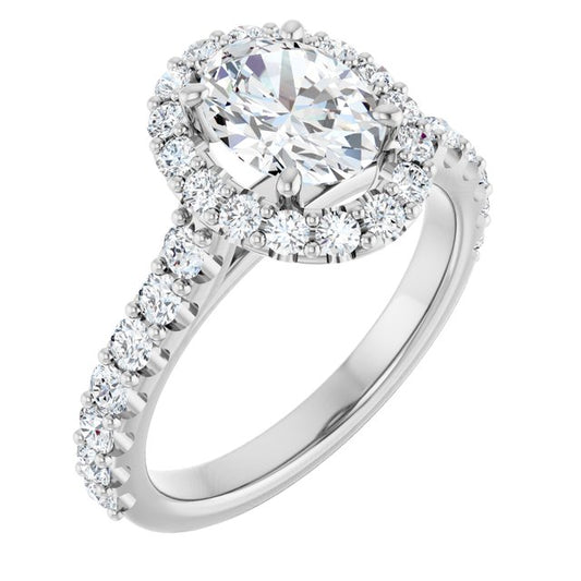 Halo-Style Engagement Ring