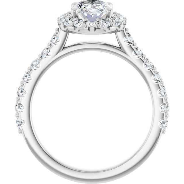 Halo-Style Engagement Ring
