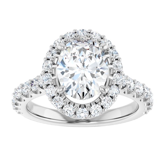 Halo-Style Engagement Ring