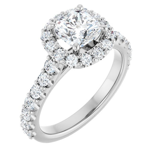 Halo-Style Engagement Ring