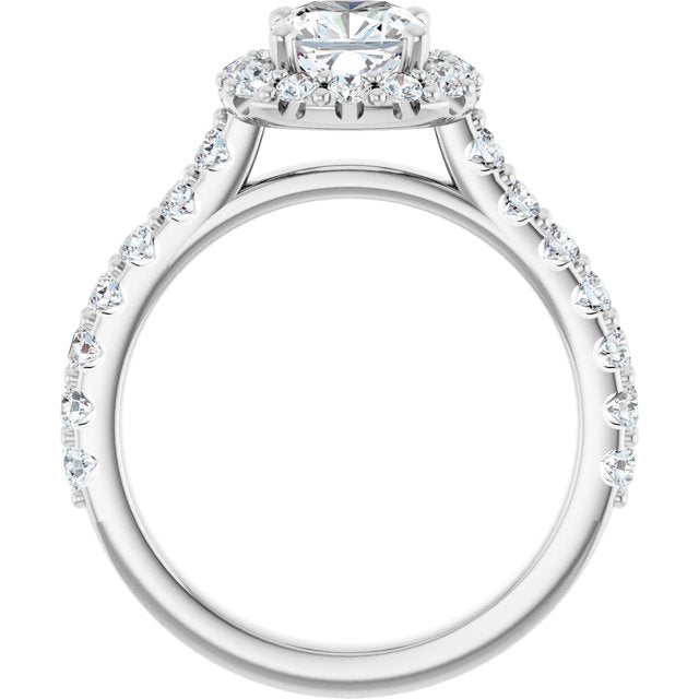 Halo-Style Engagement Ring