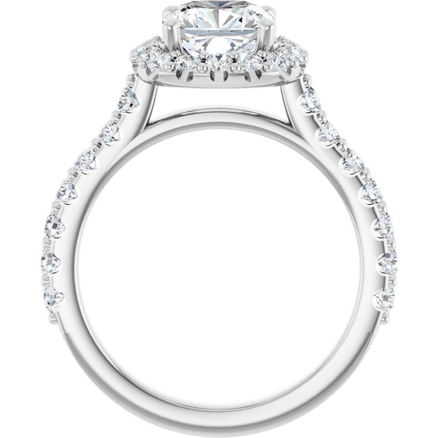 Halo-Style Engagement Ring