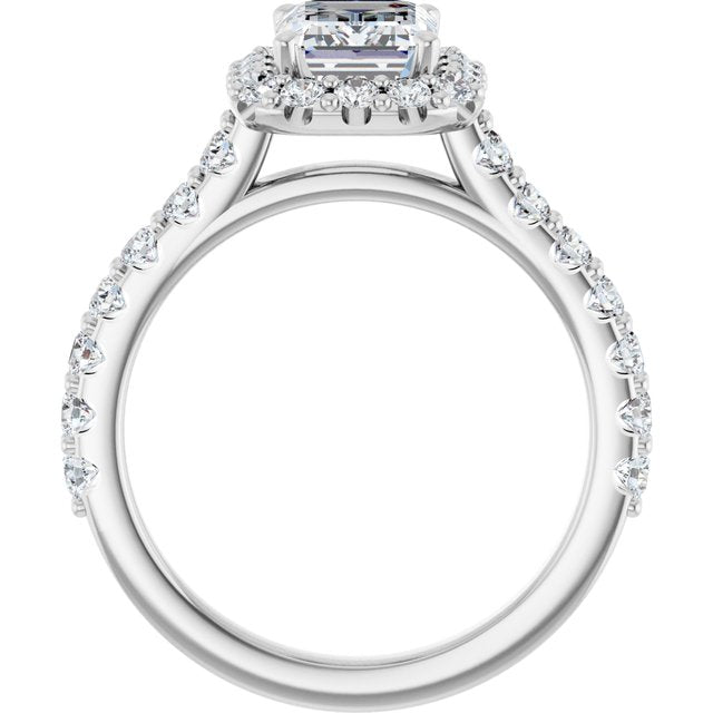 Halo-Style Engagement Ring