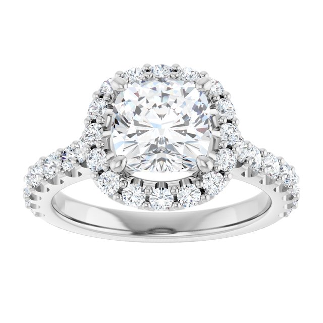 Halo-Style Engagement Ring