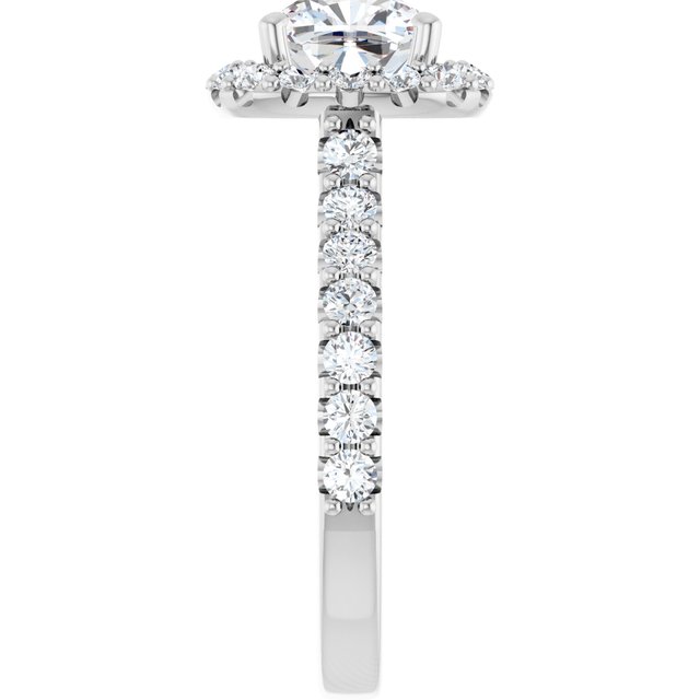Halo-Style Engagement Ring