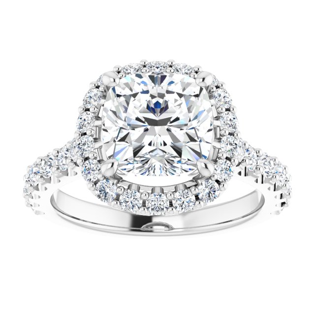 Halo-Style Engagement Ring