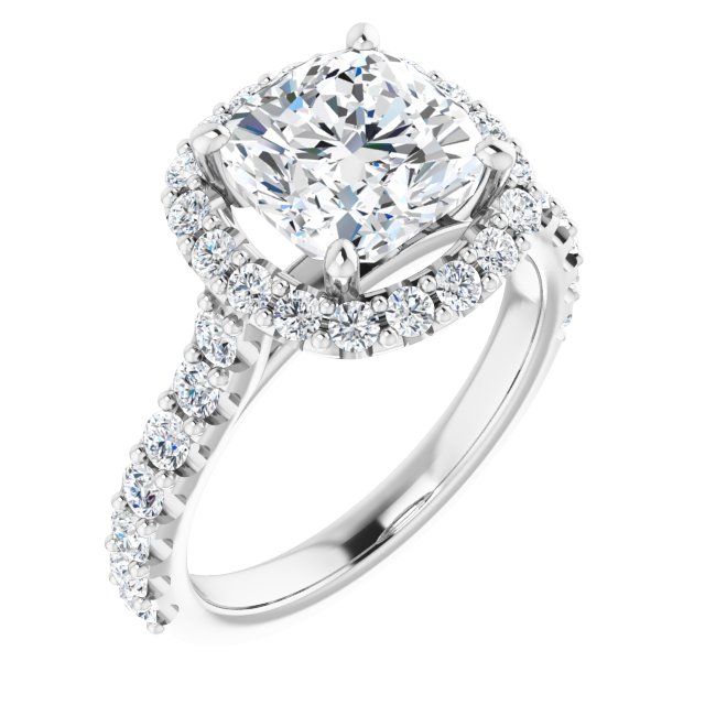 Halo-Style Engagement Ring