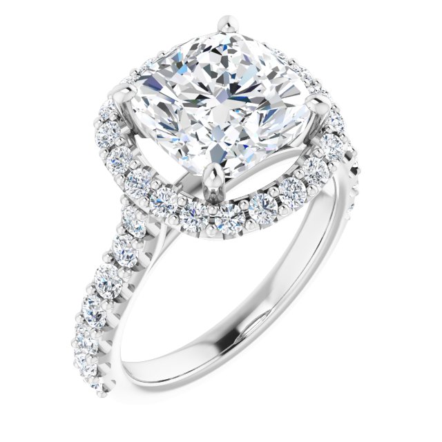 Halo-Style Engagement Ring