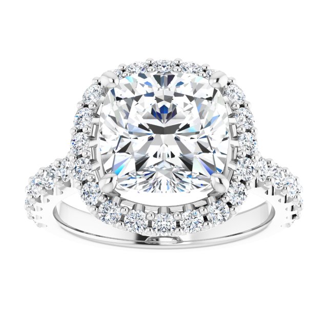 Halo-Style Engagement Ring