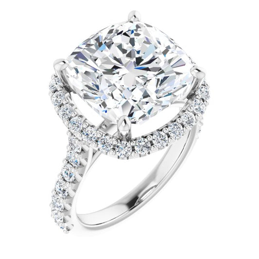 Halo-Style Engagement Ring