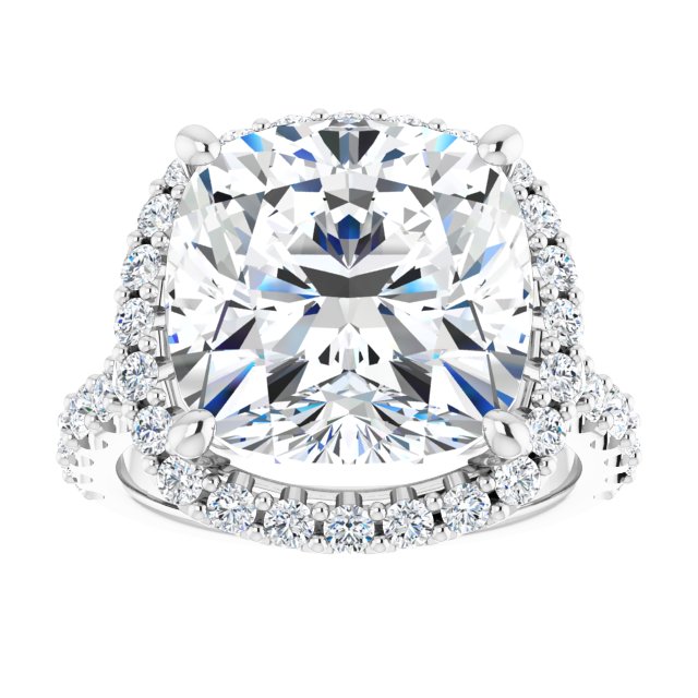 Halo-Style Engagement Ring