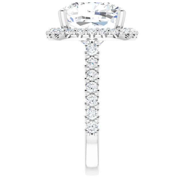 Halo-Style Engagement Ring