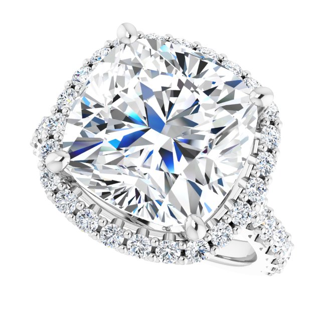 Halo-Style Engagement Ring