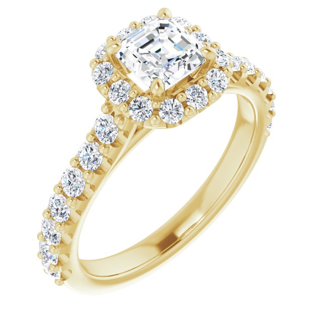Halo-Style Engagement Ring