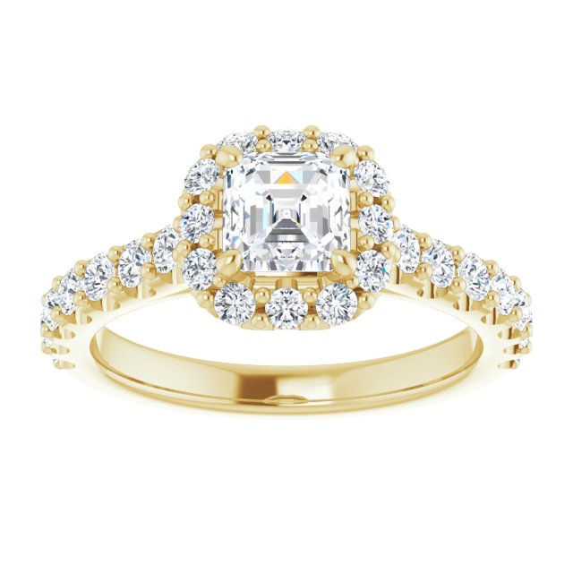 Halo-Style Engagement Ring