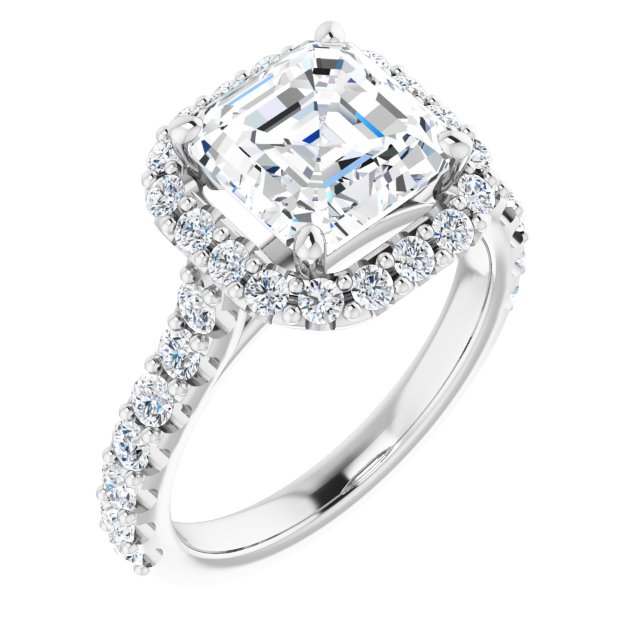 Halo-Style Engagement Ring