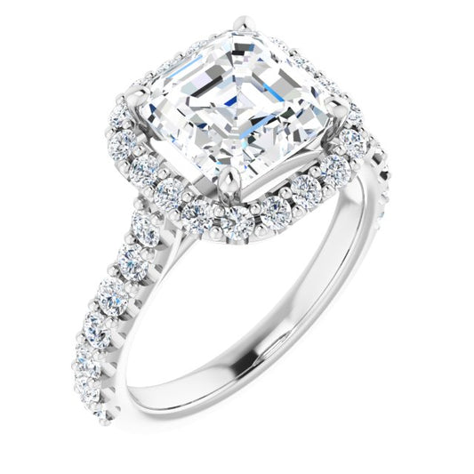 Halo-Style Engagement Ring
