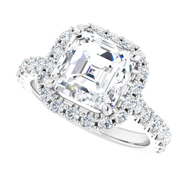 Halo-Style Engagement Ring