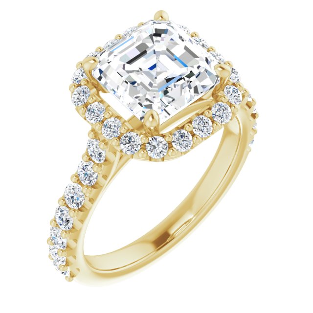 Halo-Style Engagement Ring