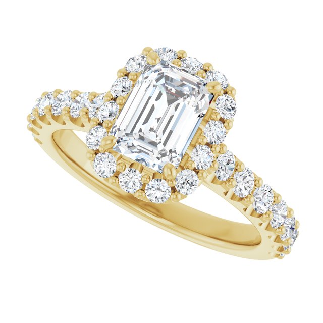 Halo-Style Engagement Ring